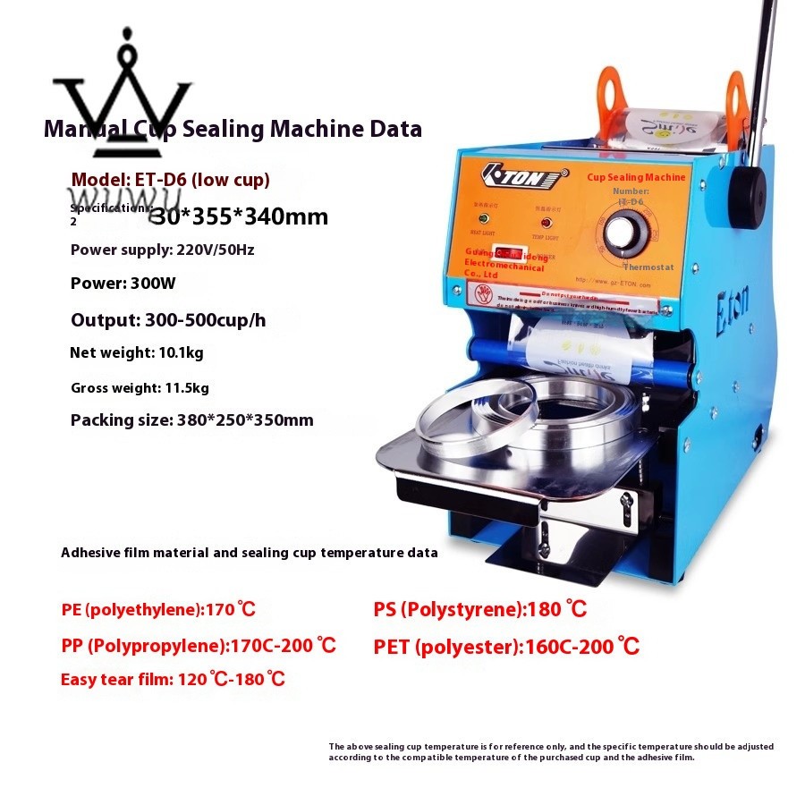 Semi-automatic Cup Sealing Machine Sealing Machine Manual Commercial
