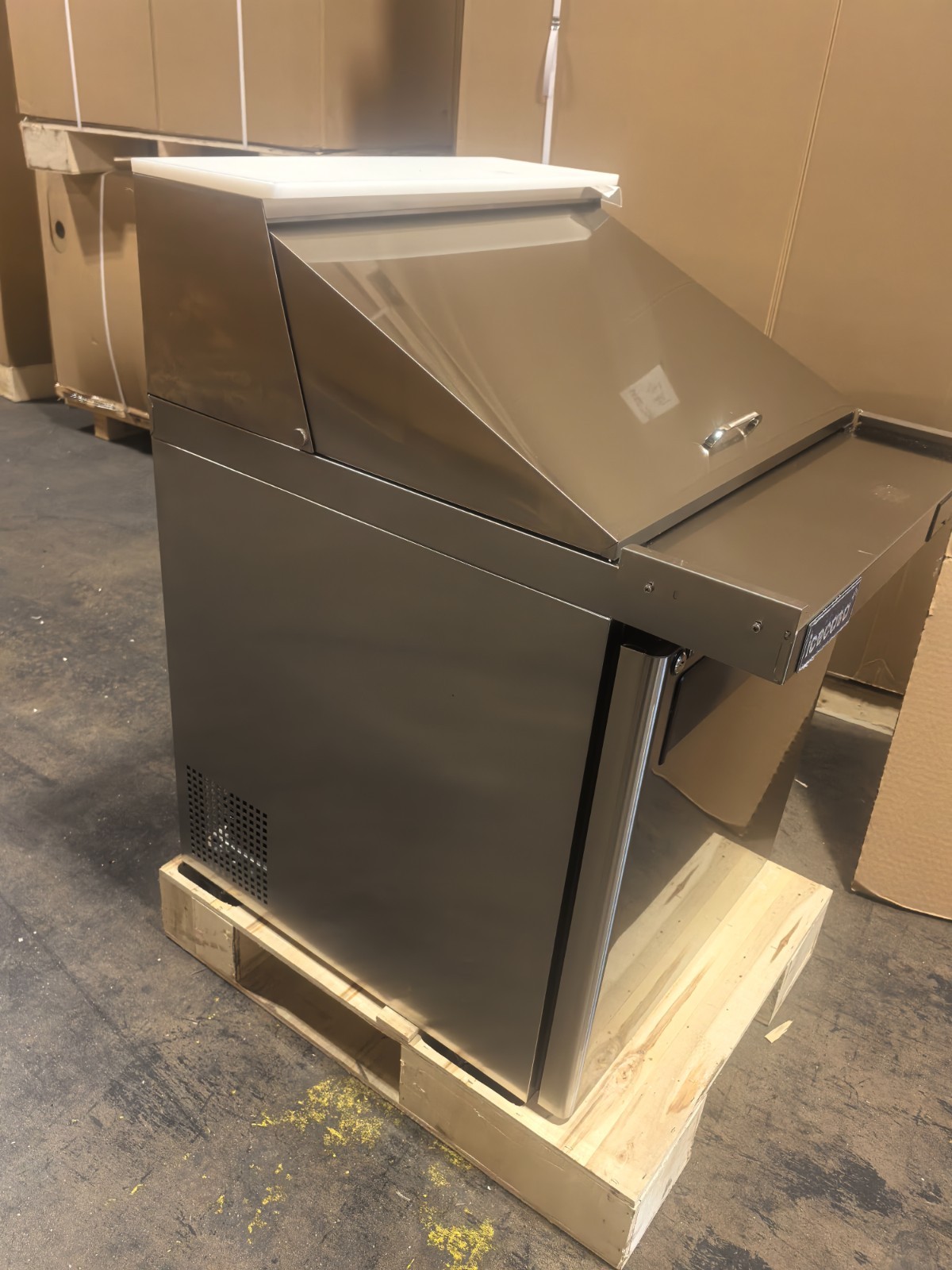 ICECASA 27″ Mega Top Sandwich Prep Table Fridge, 1 Door Food Cooler – Open Box