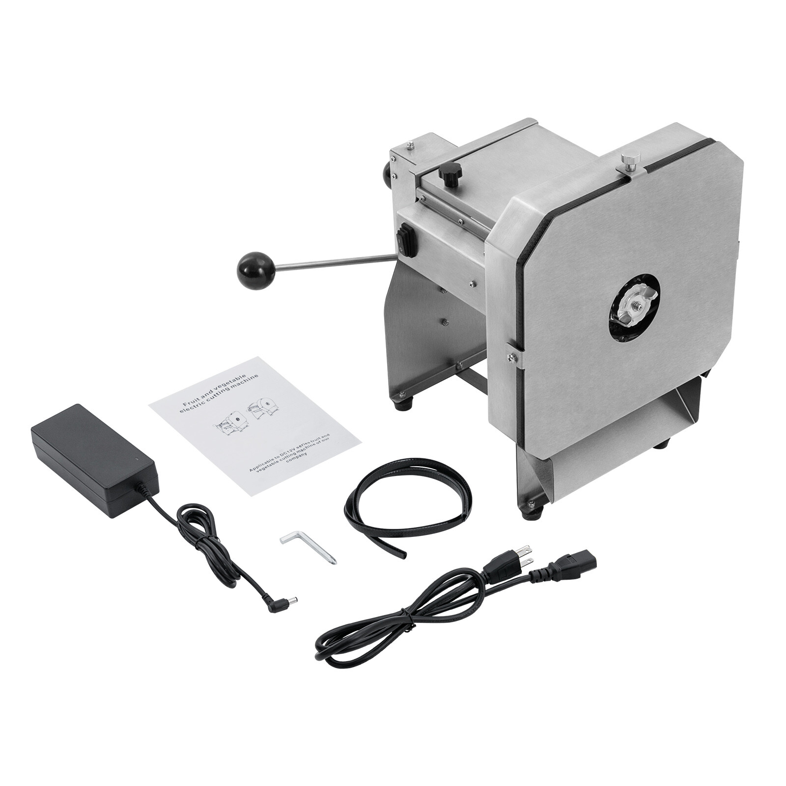 Electric Vegetable Slicer, 0-0.4»Thickness Adjustable Commercial Slicer Machine
