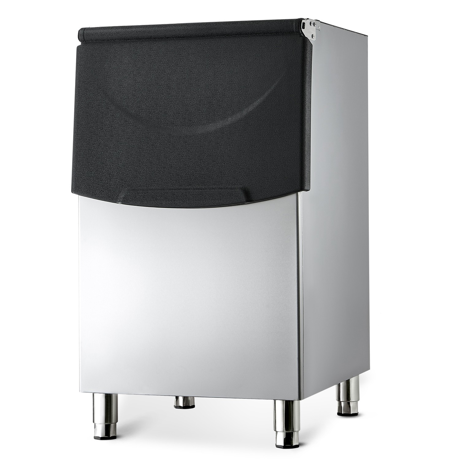 Commercial Ice Maker Storage Bin 250lbs Capacity Stainless Steel Ice Storage Bin