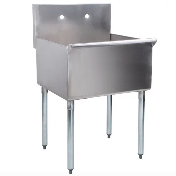 24″ x24″ x 14 Stainless Steel Commercial Utility Sink Prep Hand Wash Laundry Tub
