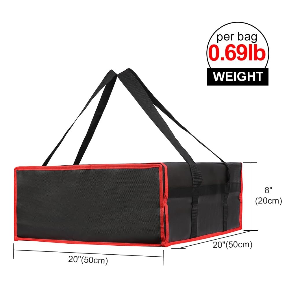 Luxury Insulated Pizza Warmer Bag, Durable & Easy to Clean for Delivery
