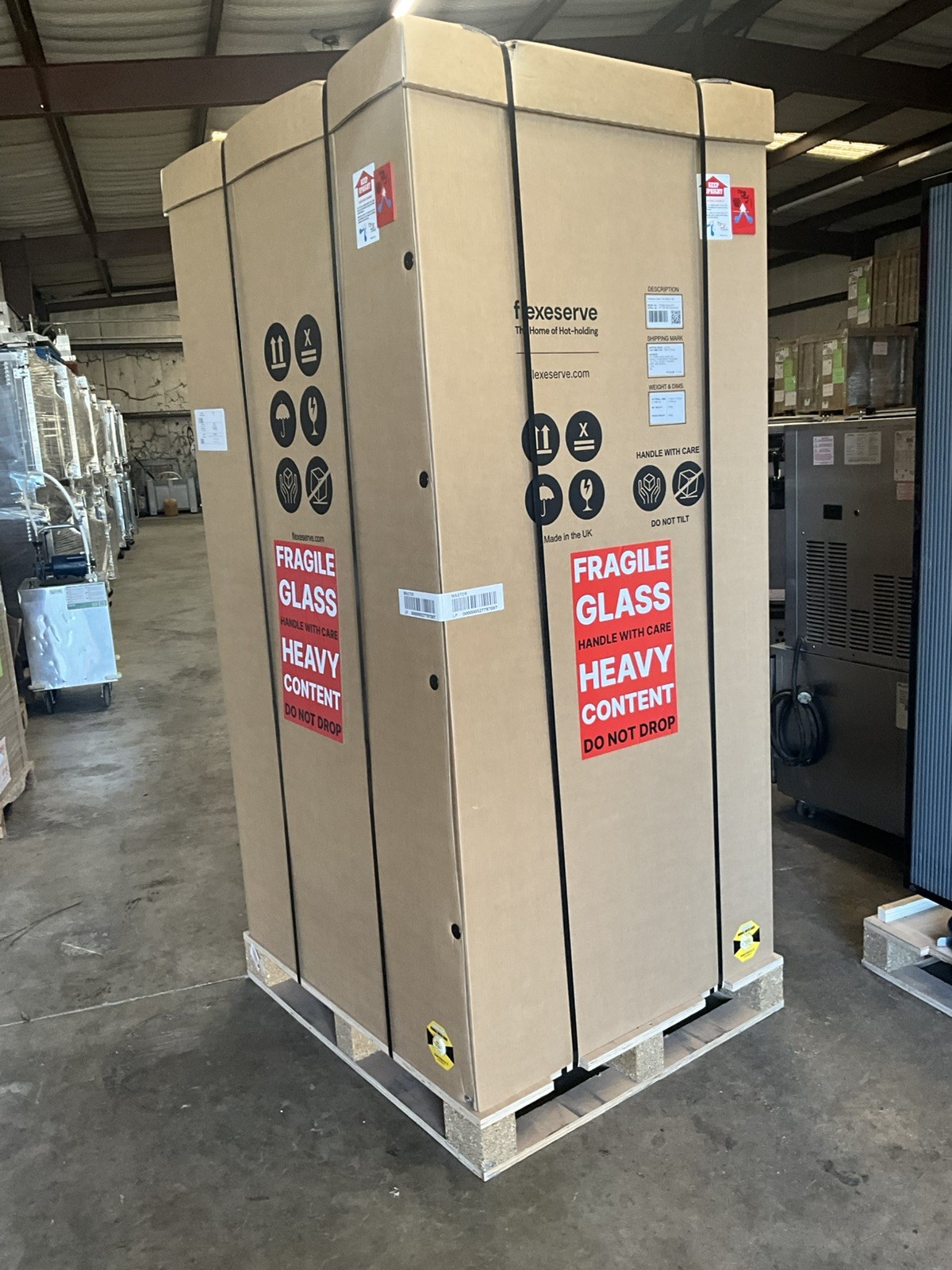 Flexeserve Zone 4 Tier 1000 Self Service Heated Merchandiser Convection Air Syst