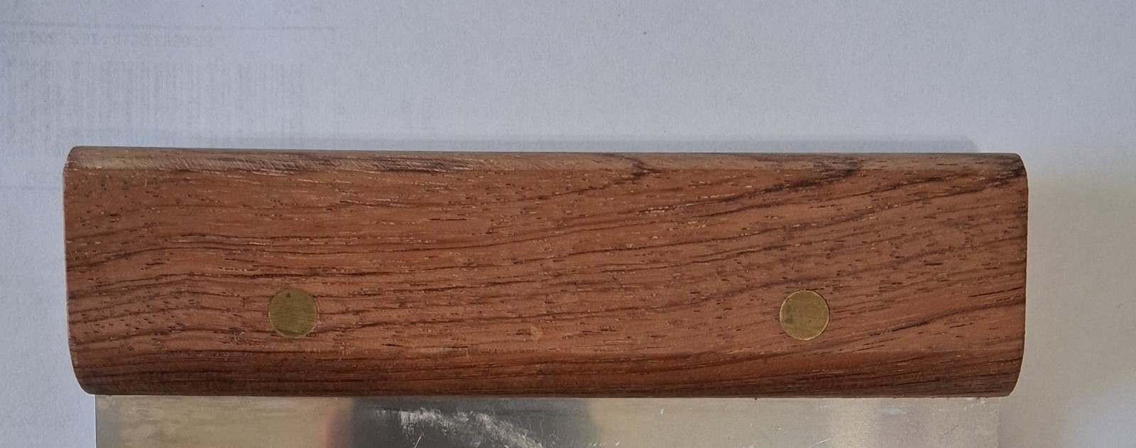 Vintage Dexter USA S496 Wood Handle Dough Cutter/Workshop Bench Scraper 6″X3″