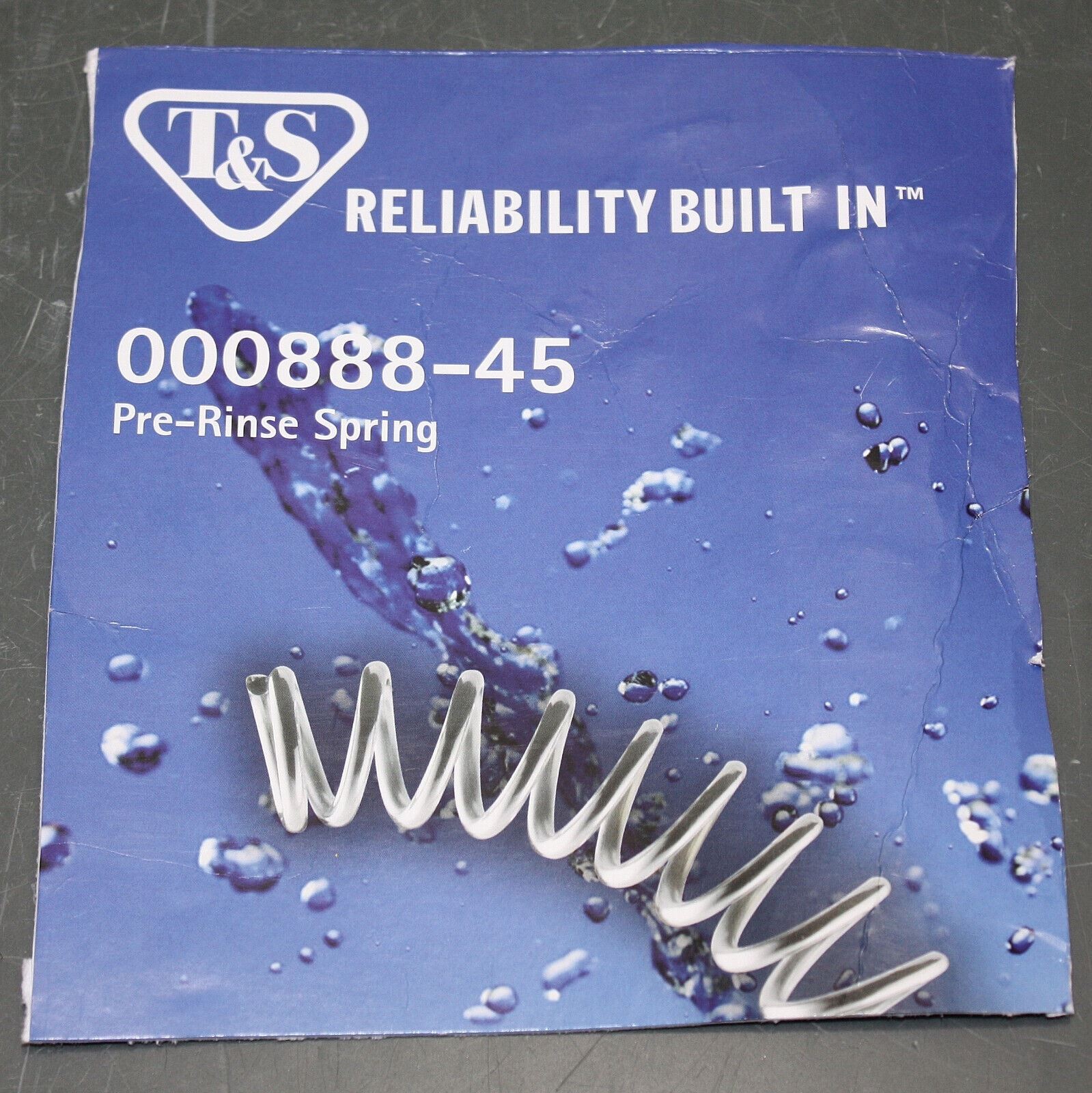 T&S Brass Replacement Spring 000888-45, Chrome Plated Steel for Pre-Rinse Faucet