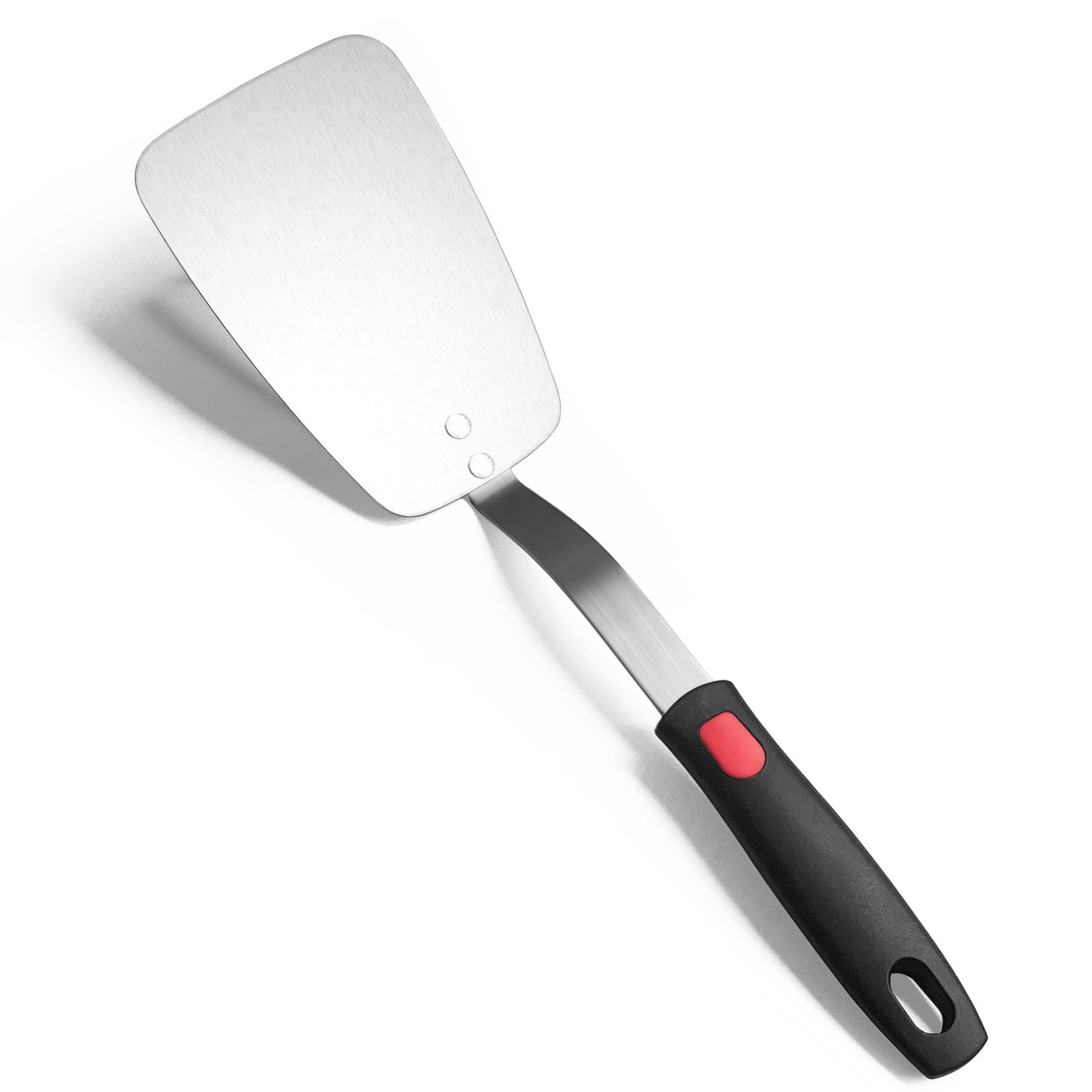 Stainless Steel Flexible Spatula Solid Turner, XiaoZu Thin X’ Large, Sliver
