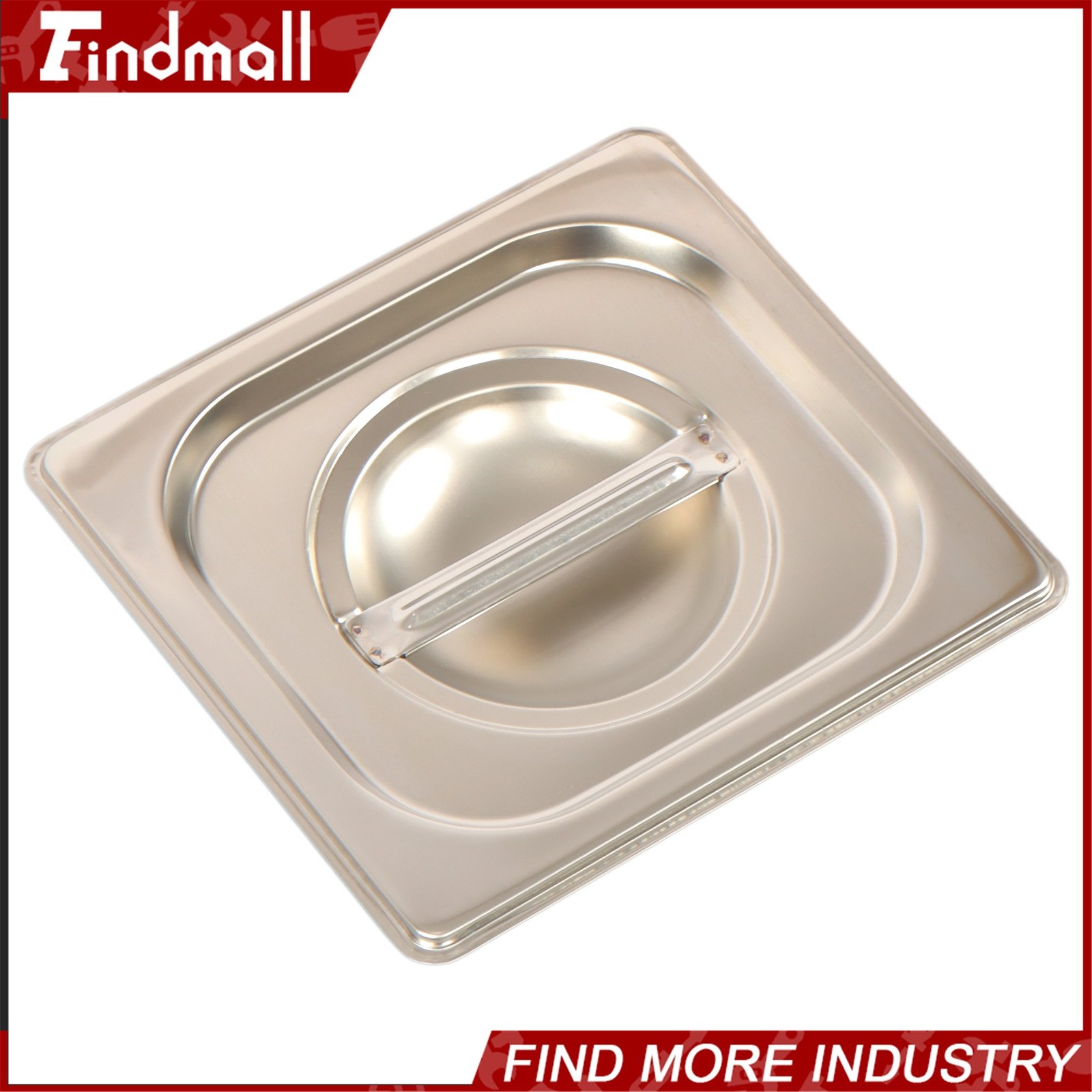 Findmall 8 Pack Set 6″ Deep 1/6 Size Steam Table Pans Hotel Prep Buffet Pan