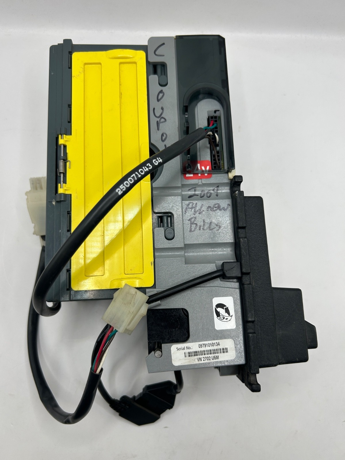 Mars MEI VN 2712 Bill Validator 24V MDB Accepts $1-$20 |Rebuilt |Free Shipping