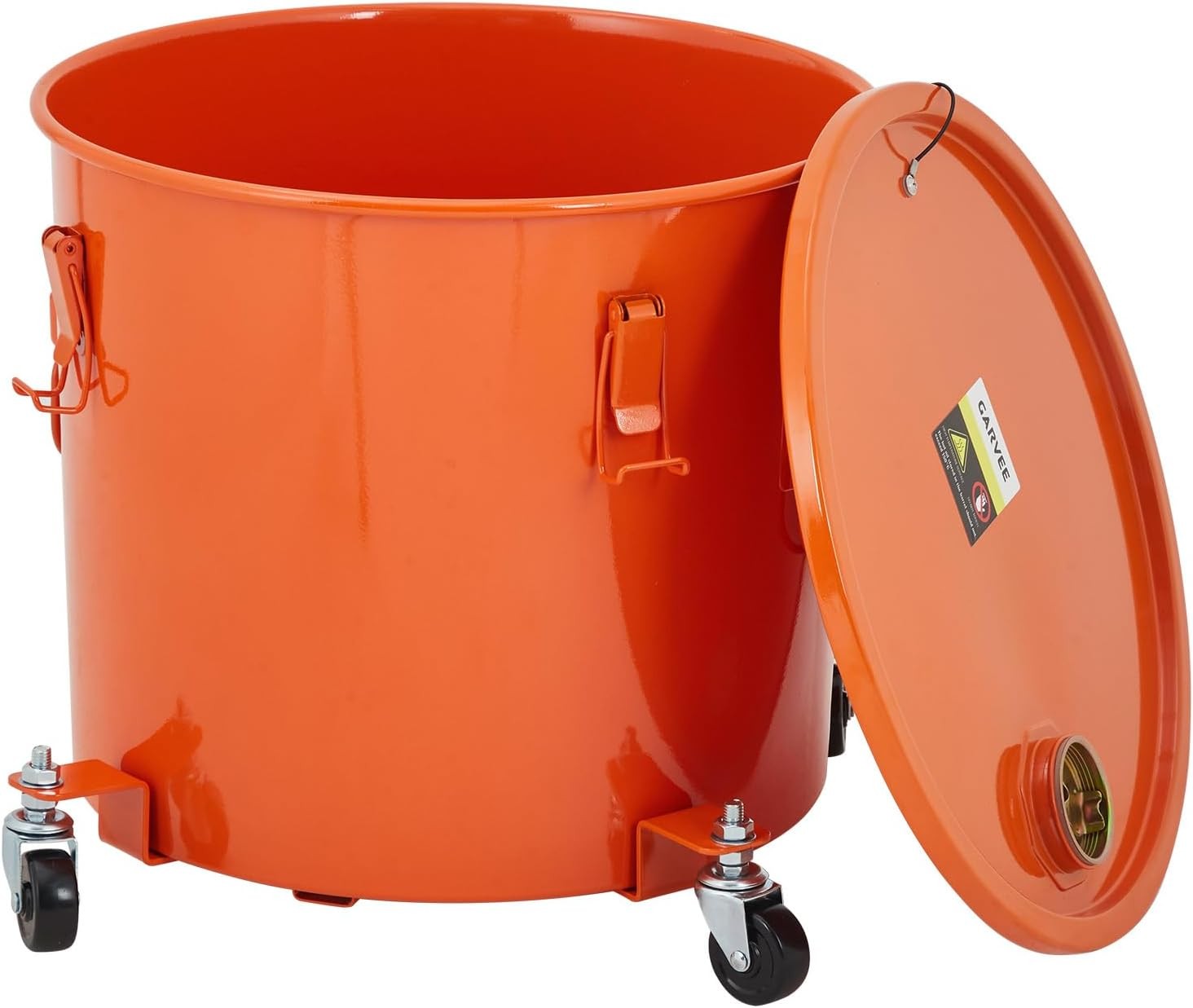 Fryer Grease Bucket Oil Disposal Caddy 10 Gallon w/ Casters Filter Bag Lid Lock