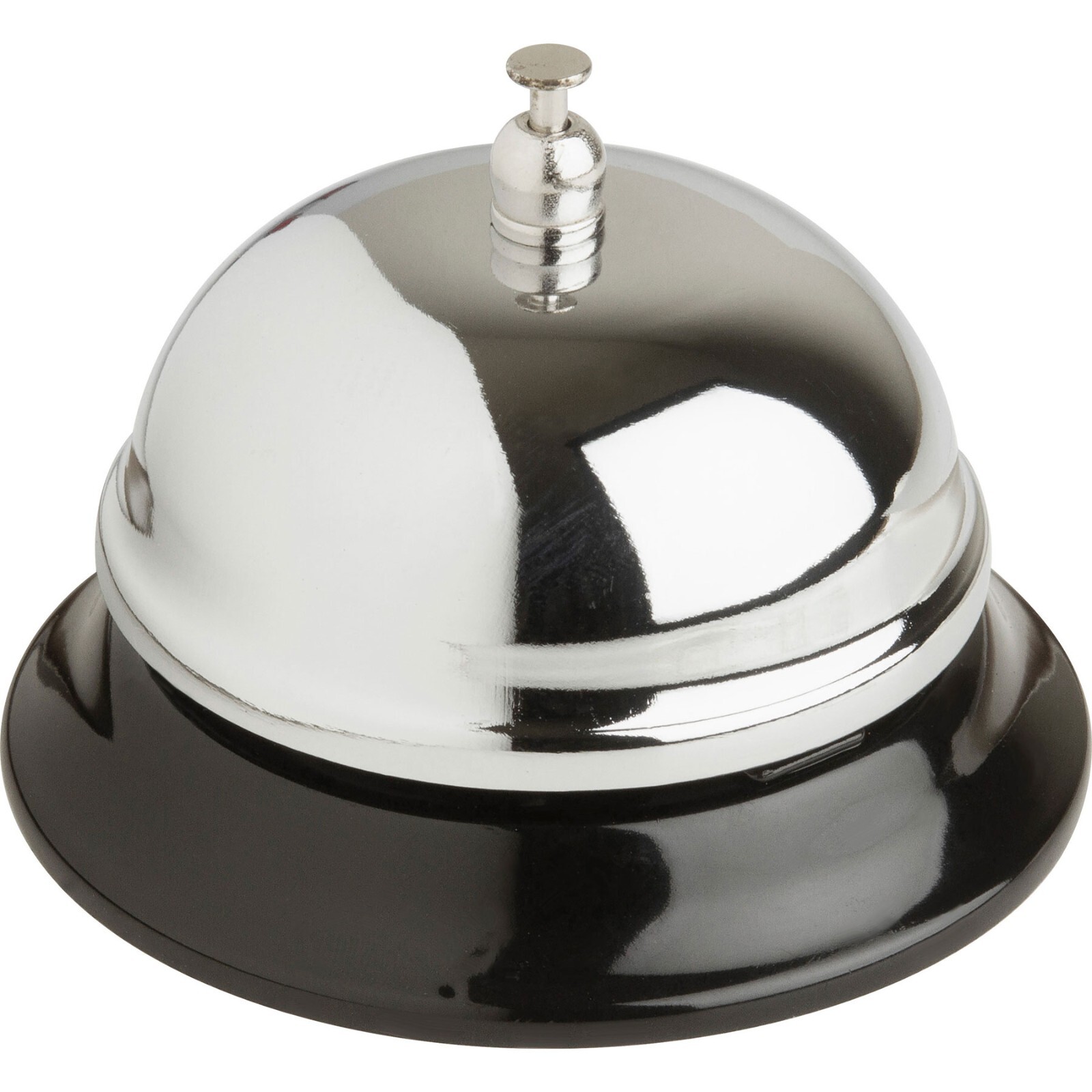 Ring For Service Call Bell, 2.75″ Polished Steel Bell & Base
