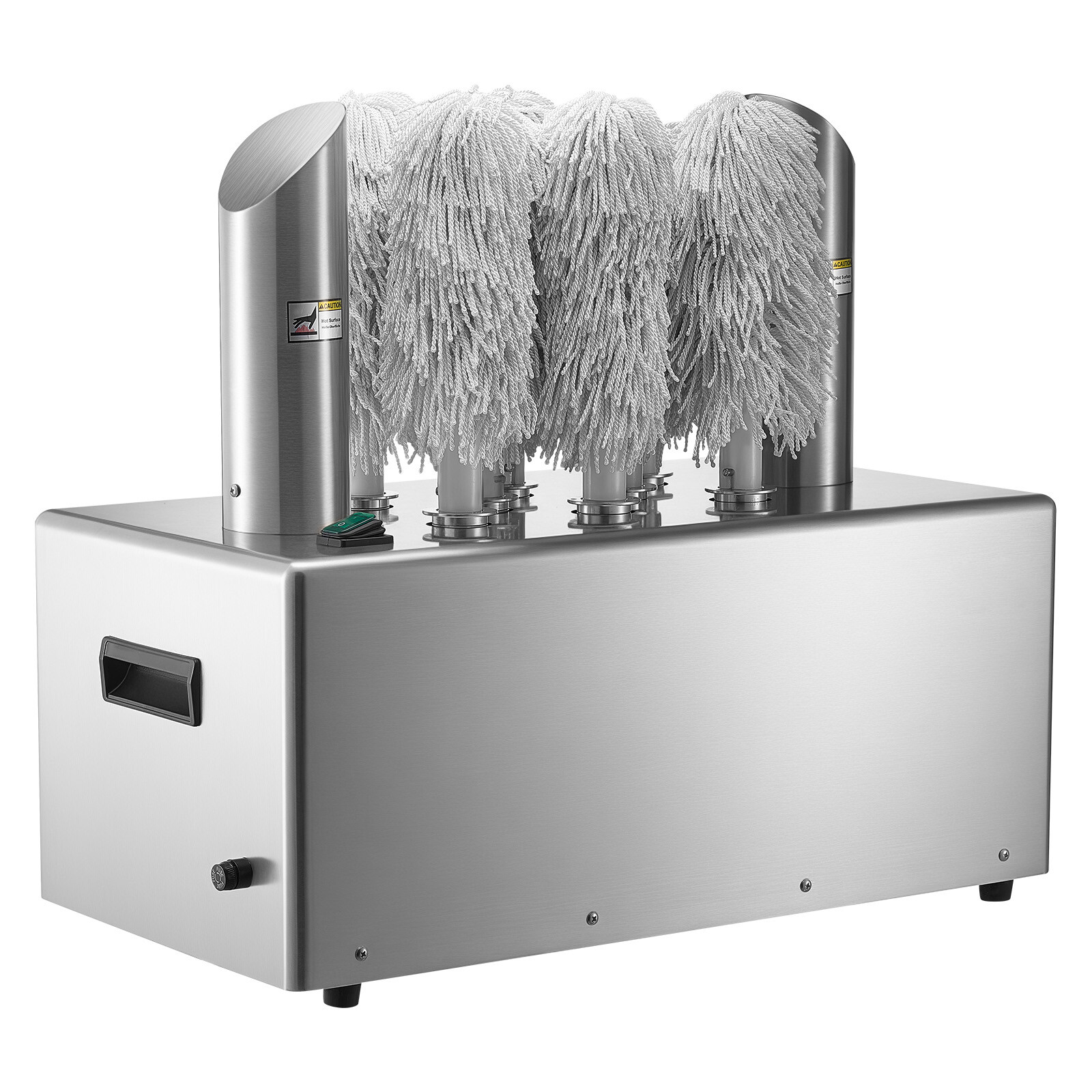 Wine Glass Polisher 8-Brush Polishing Machine 660Cups/H for Bar Restaurant