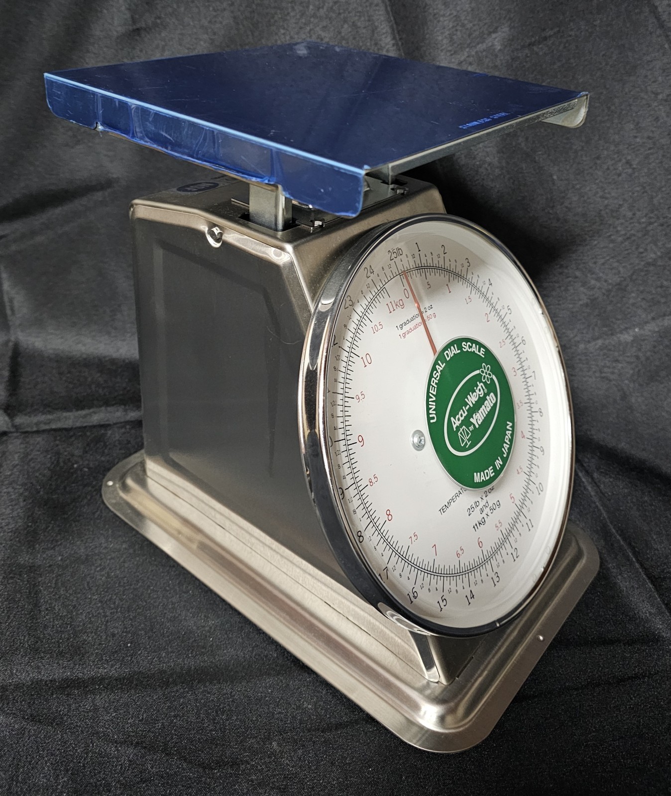 Yamato Accu-Weigh SM N-25PK Stainless Steel Mechanical Dial 25lb Scale