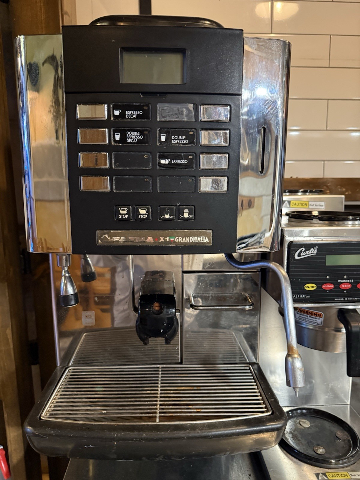 Faema X1 Granditalia Super Automatic Commercial Espresso Machine Hot Water Fauc…