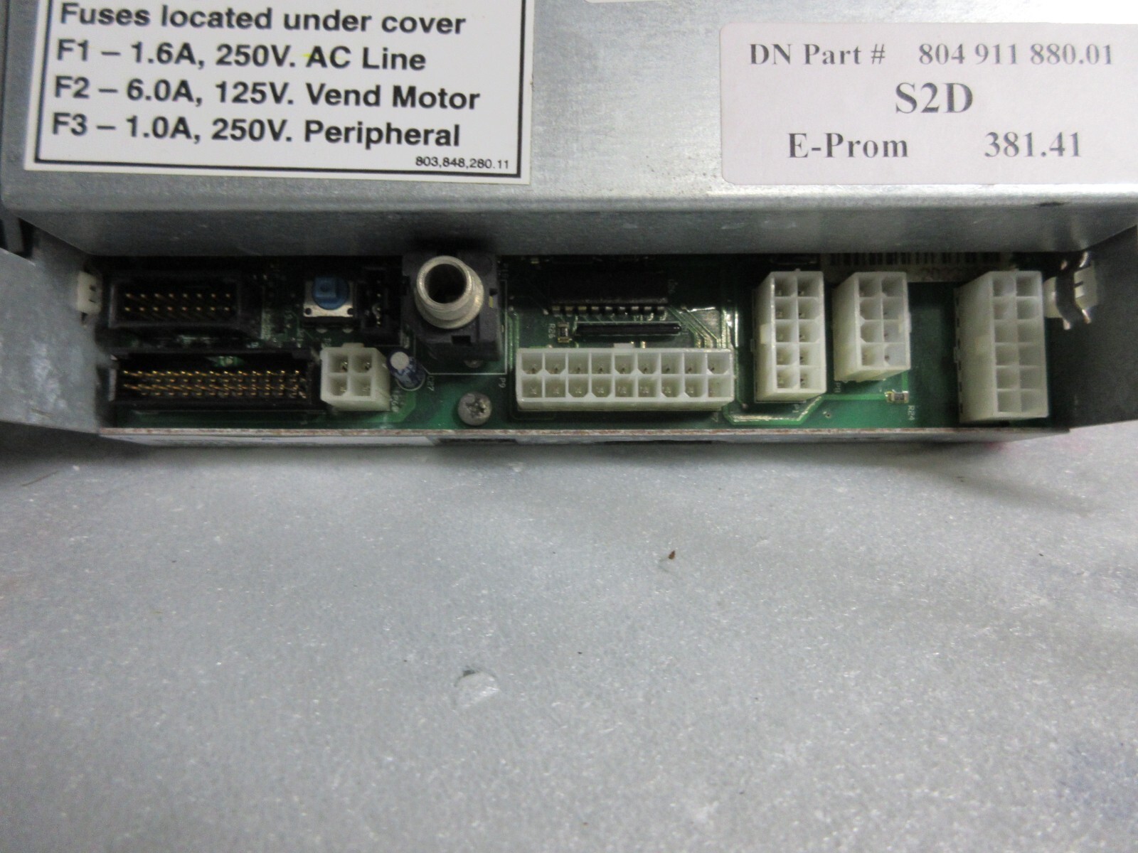Dixie Narco S2D Control Board for 276E,501E,600E Refurbed Free Ship