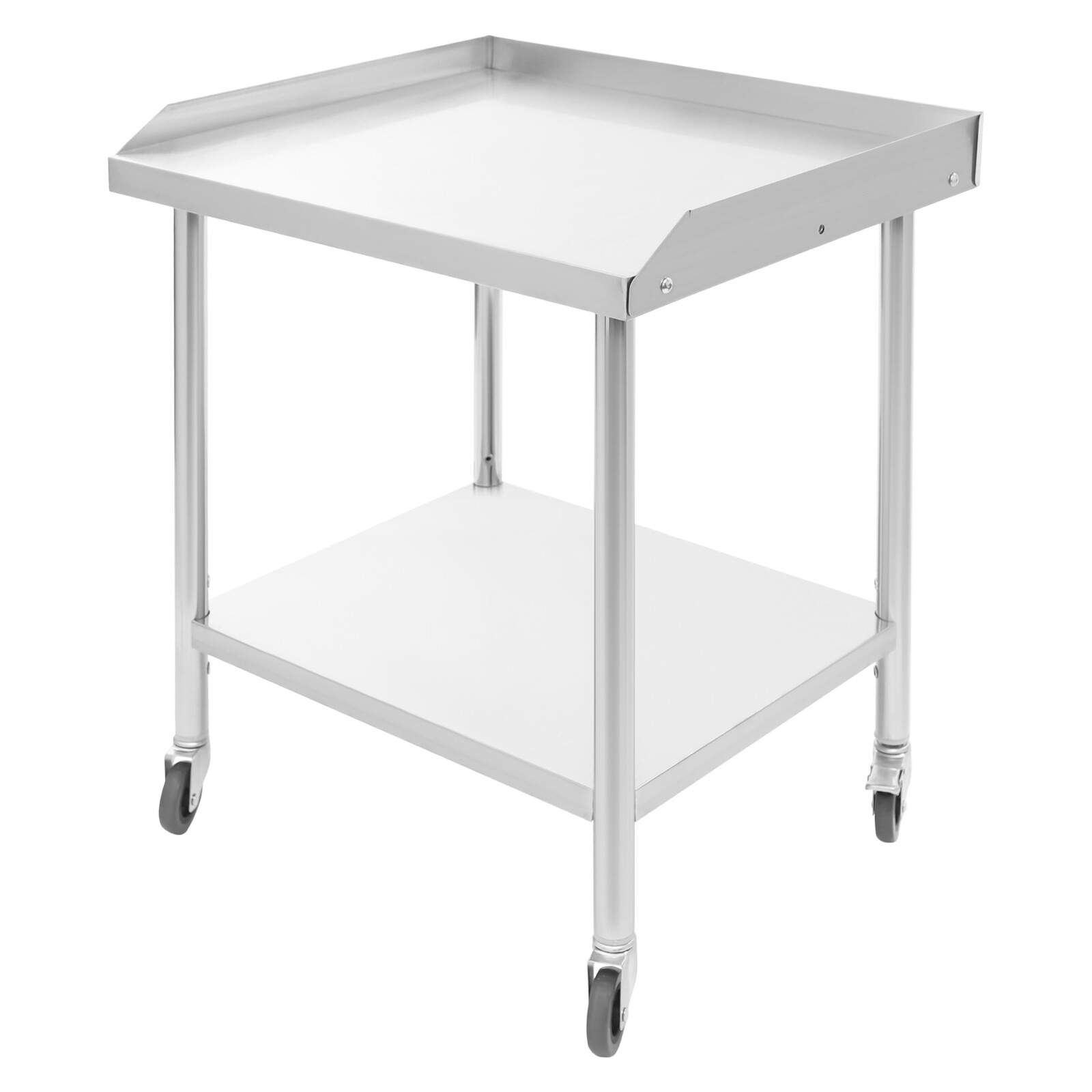 Work Table Stainless Steel 2-Layer Work Table Commercial Prep Bench 1102 lbs