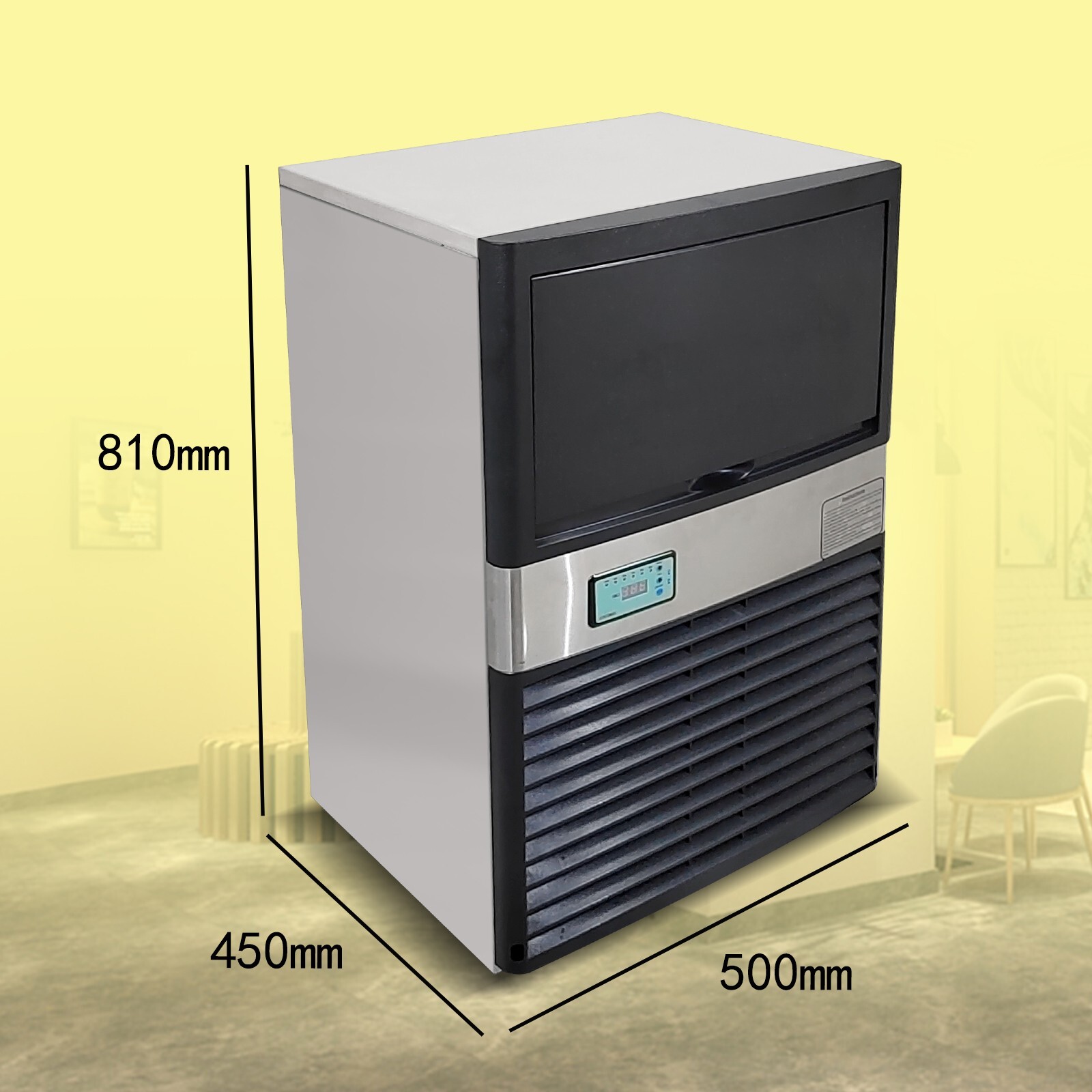 Kolice Commercial Automatic Ice Making Machine Ice Cube Maker-66 LBS/DAY