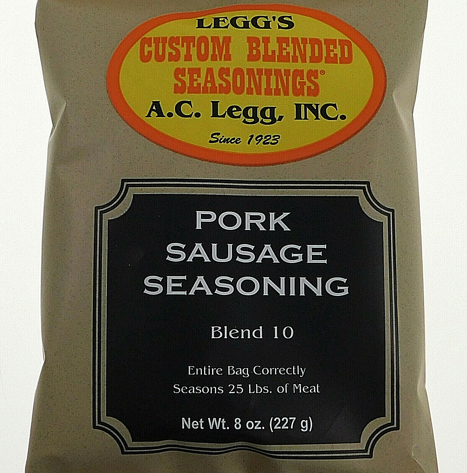 *TEN BAGS* ORIGINAL #10 Old Plantation Breakfast Pan Sausage Seasoning AC Legg
