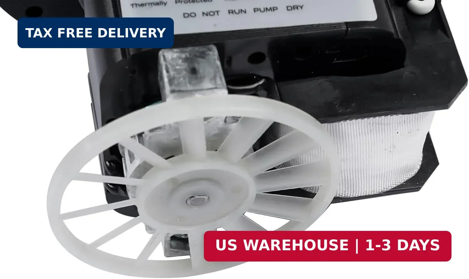 040006556 1PH Ice Machine Water Pump, 115V 60HZ | for Ice Maker Models UD0140A U