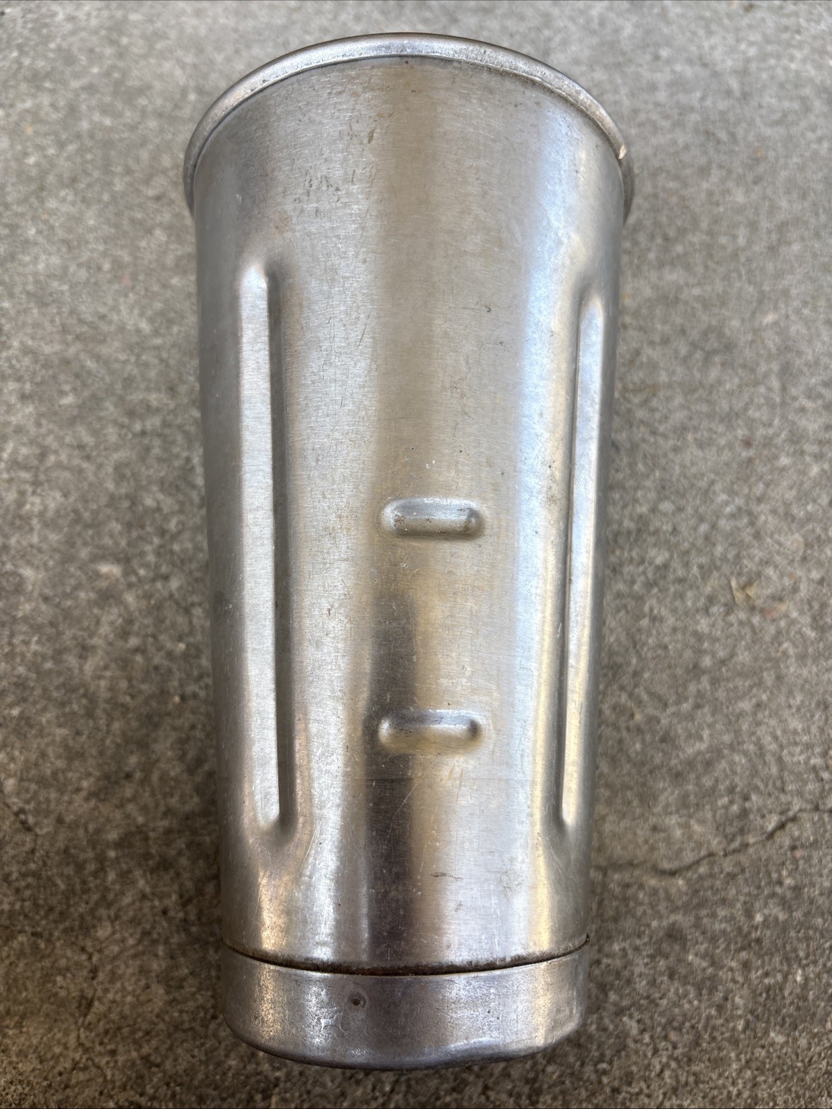 Vintage Stainless Steel Milkshake Cup Unbranded USA