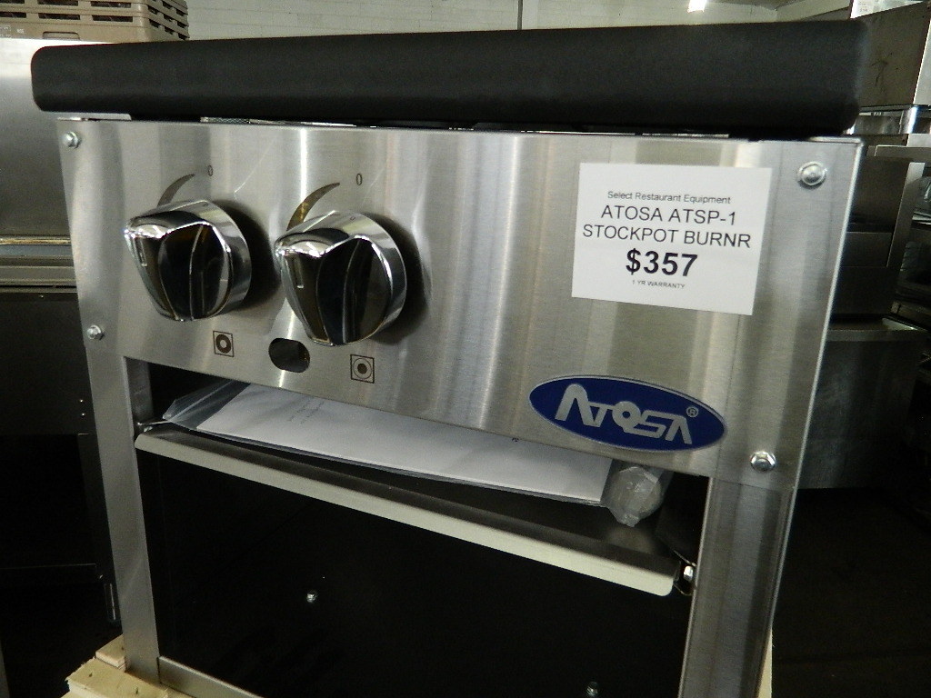 ATOSA ATSP-18 NATURAL GAS STOCK POT RANGE BRAND NEW 1 YEAR WARRANTY