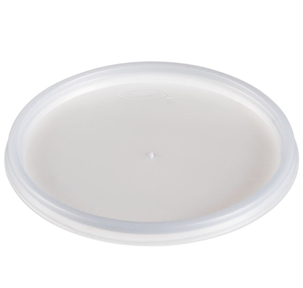 Dart 20JL Translucent Vented Lid 20 oz Foam Cup/Container 1,000‑Count Case