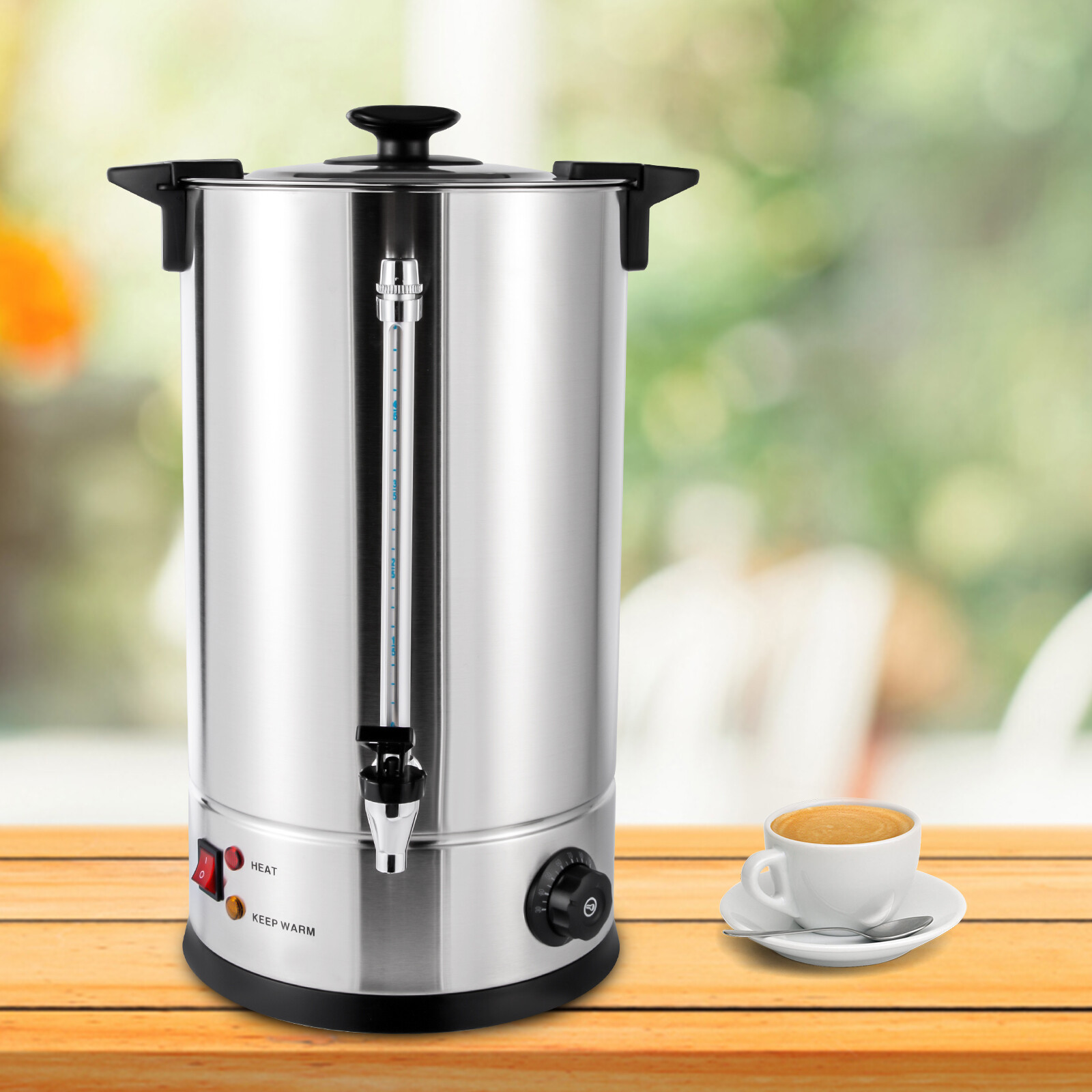 15L Large Coffee Urn Machine Maker Big Office Commercial Dispenser Hot Water