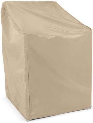 Classic Outdoor Sectional Armless Chair Cover – 12-Gauge Vinyl Weather-Resistant