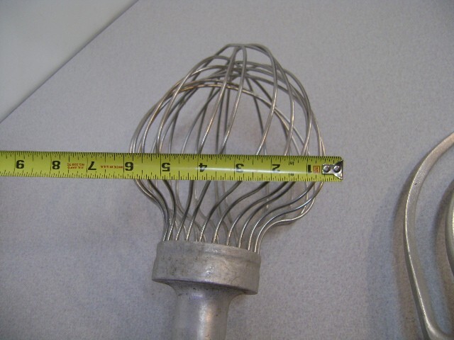 Commercial Mixer Batter Paddle & Whisk whip Model / Brand unknown ? FOR PARTS