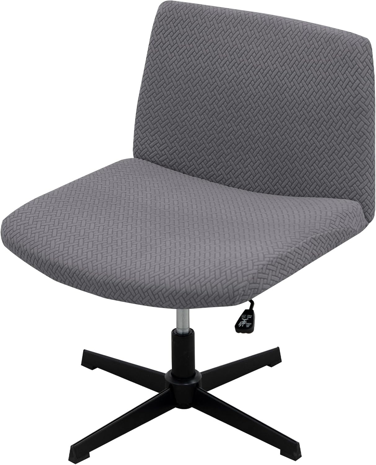 Armless Chair Covers, Elastic Criss Cross Chair Cover, for Vanity/Mid Back Wide