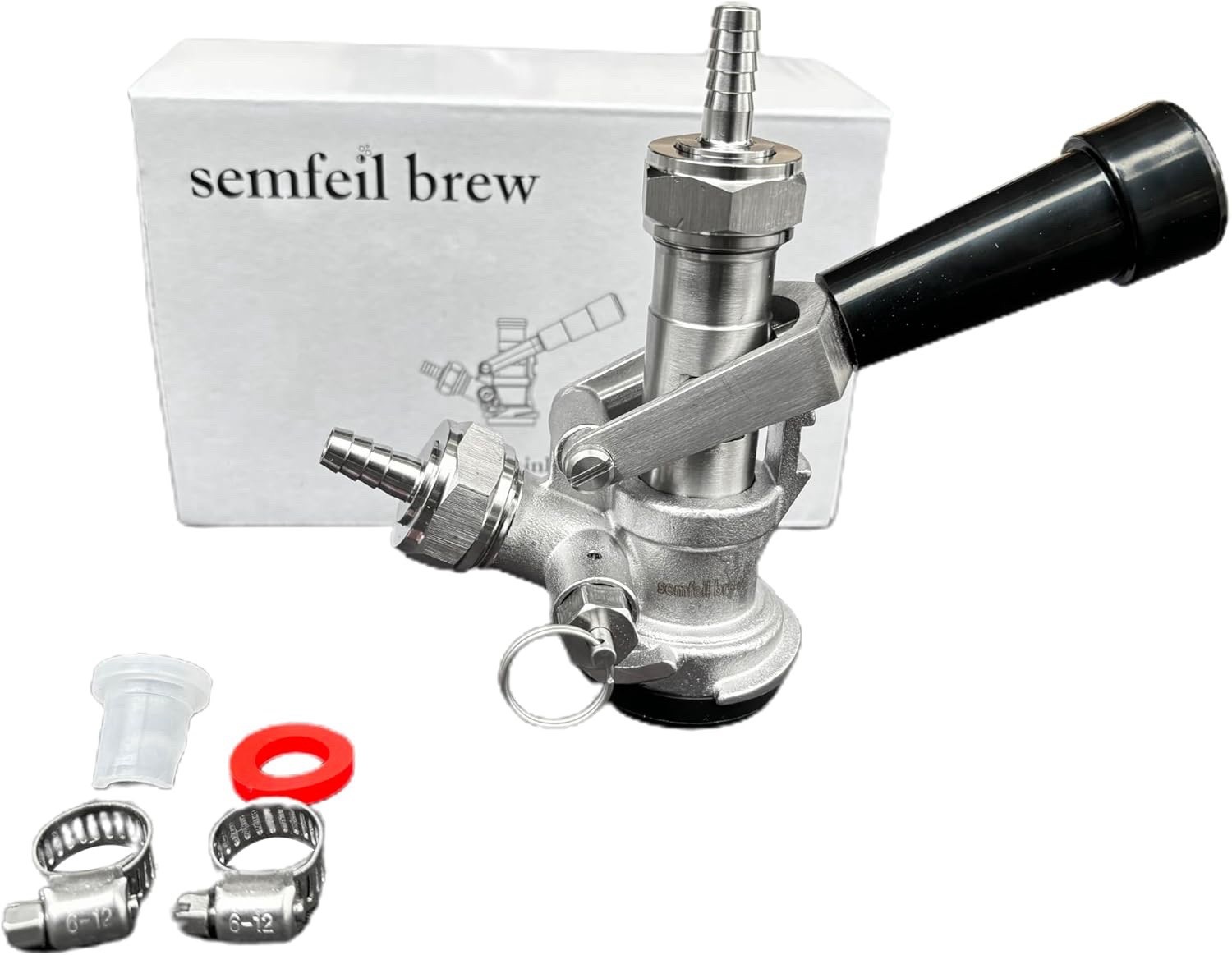 Keg Coupler 304 Stainless Steel Probe Sankey Keg Coupler D System Keg Tap
