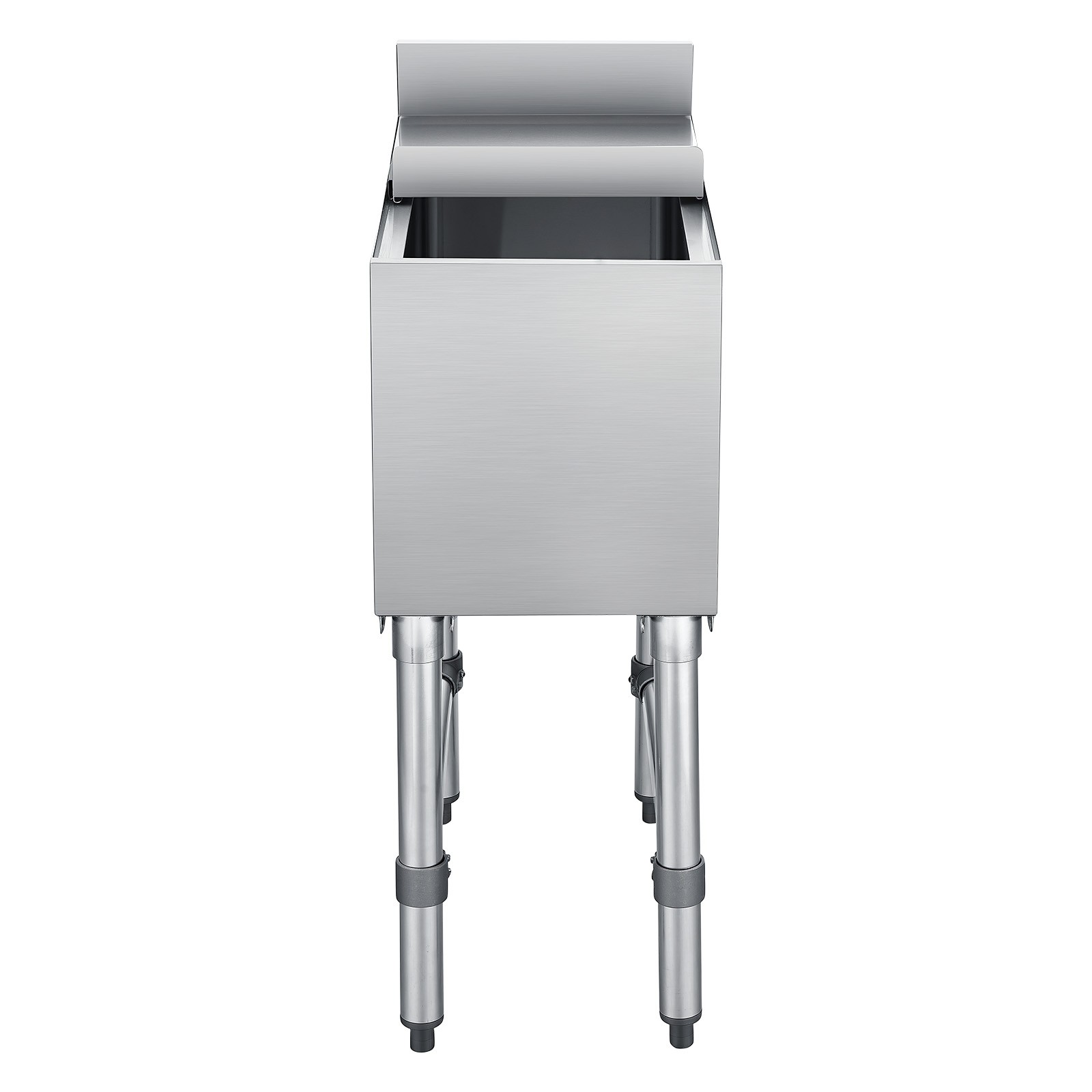 VEVOR 39.6 Qt Commercial Ice Bin 12 x 24 in Underbar Ice Bin with Sliding Lid