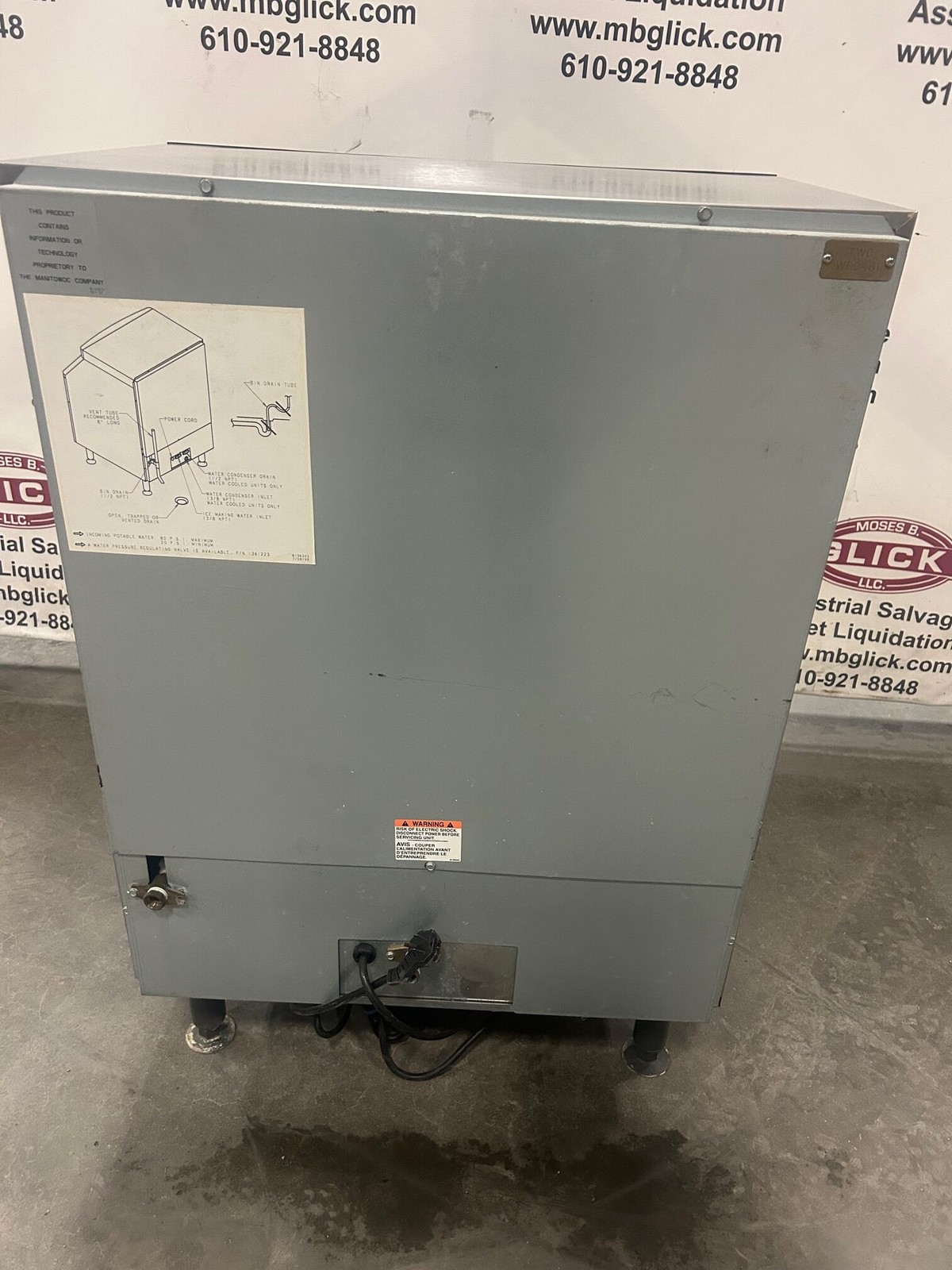 Manitowoc QY0134A Undercounter Commercial Ice Maker 115-120V