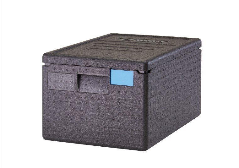 Cambro GoBox EPP180SW Insulated Top Loader Food Carrier Black