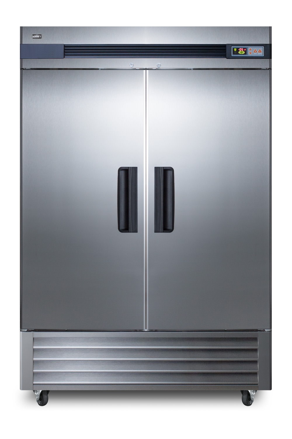 Summit SCFF497 56″W 49 Cu. Ft. Reach-In Commercial Freezer – Stainless Steel
