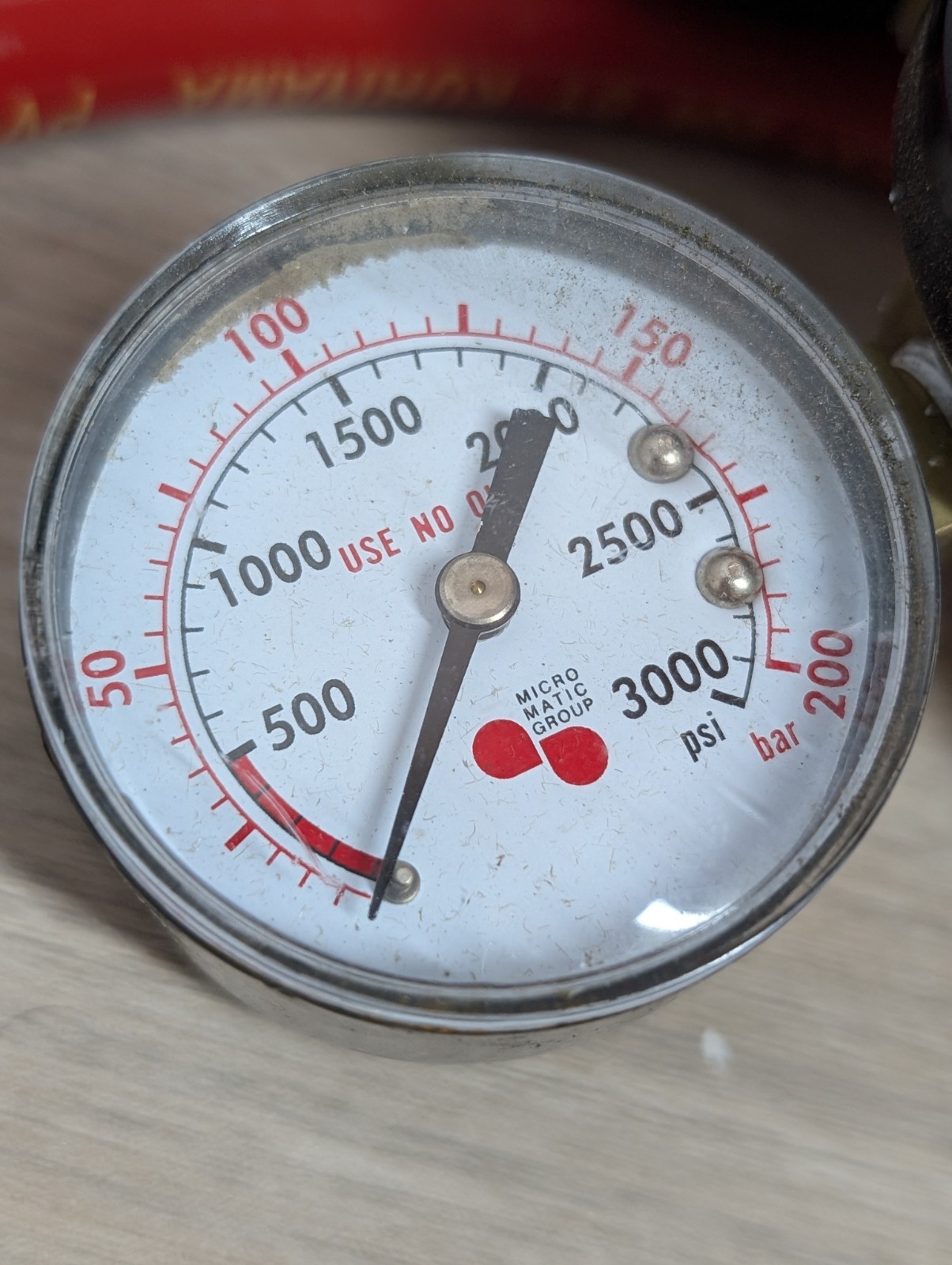 Micro Matic Nitrogen/Co2 Gas Regulator Draught Beer 0-120/3000 PSI