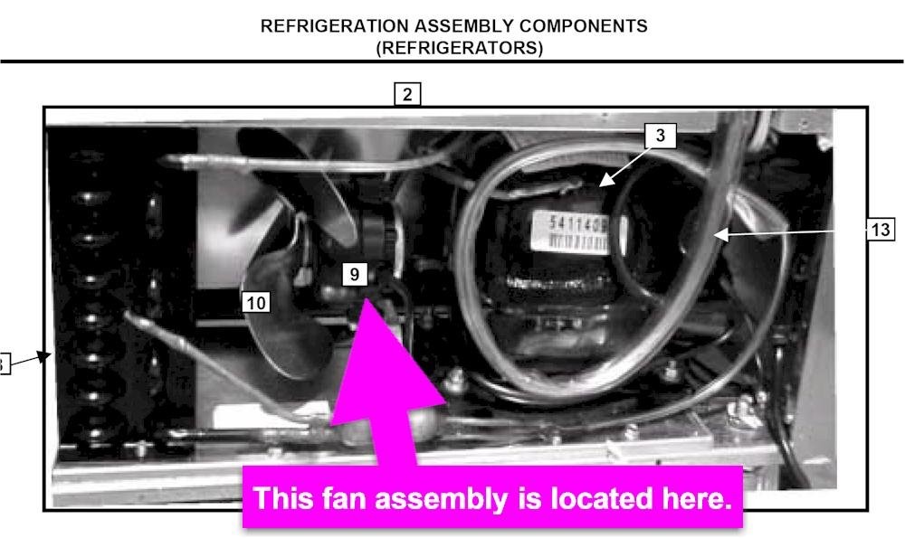 GENUINE/OEM Beverage Air 501-019B Evaporator Fan Assembly, 115V 60Hz 5W 1550RPM