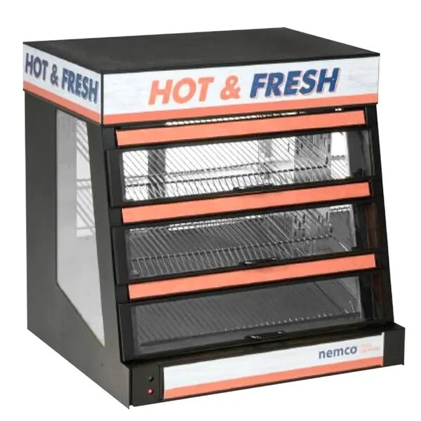 Nemco 6470 28″ Humidified Display Warmer – 120V, 1750W 3 Shelf Self-Serve New
