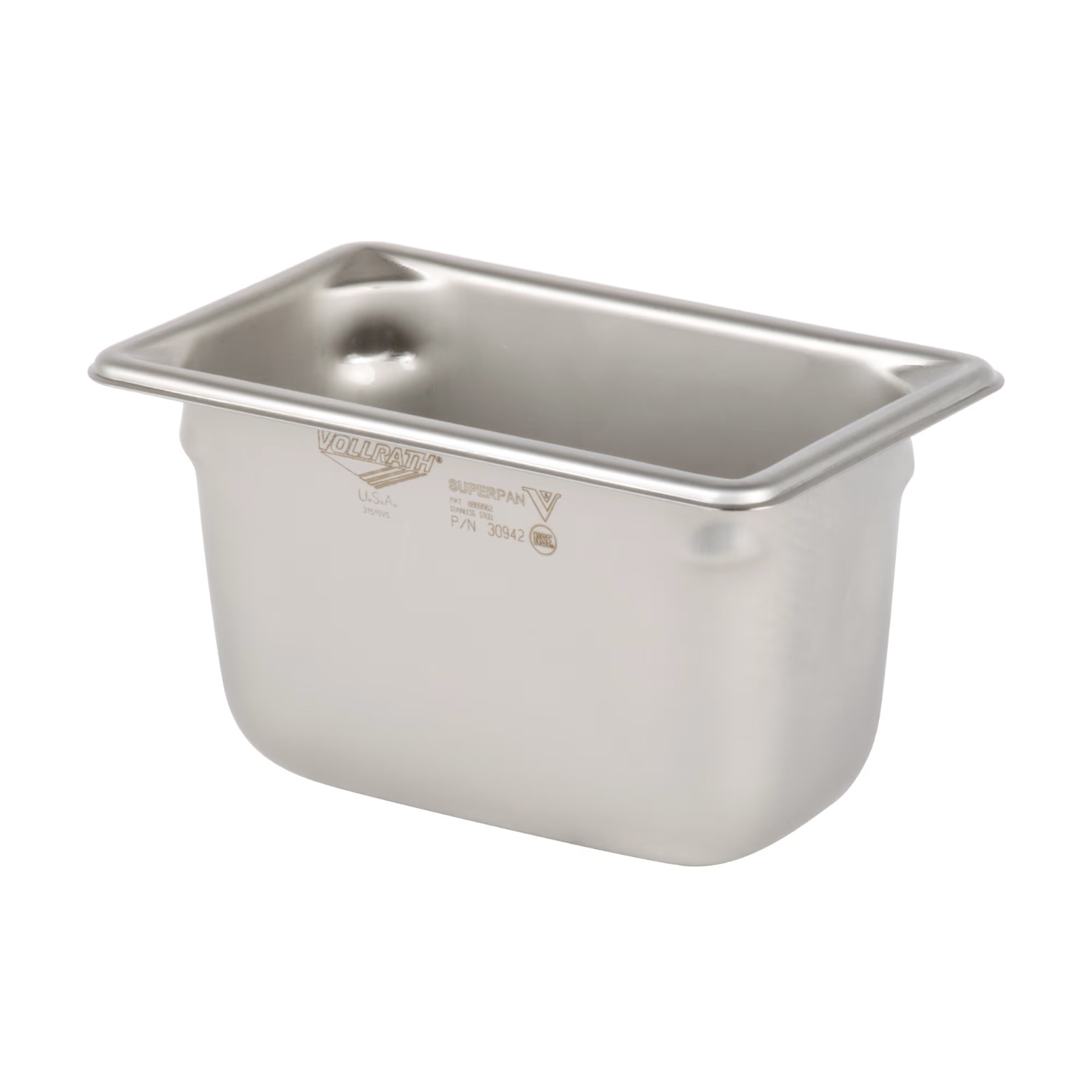 Vollrath 30942 Super Pan V S/S 1/9 Size x 4″ D Food Pan