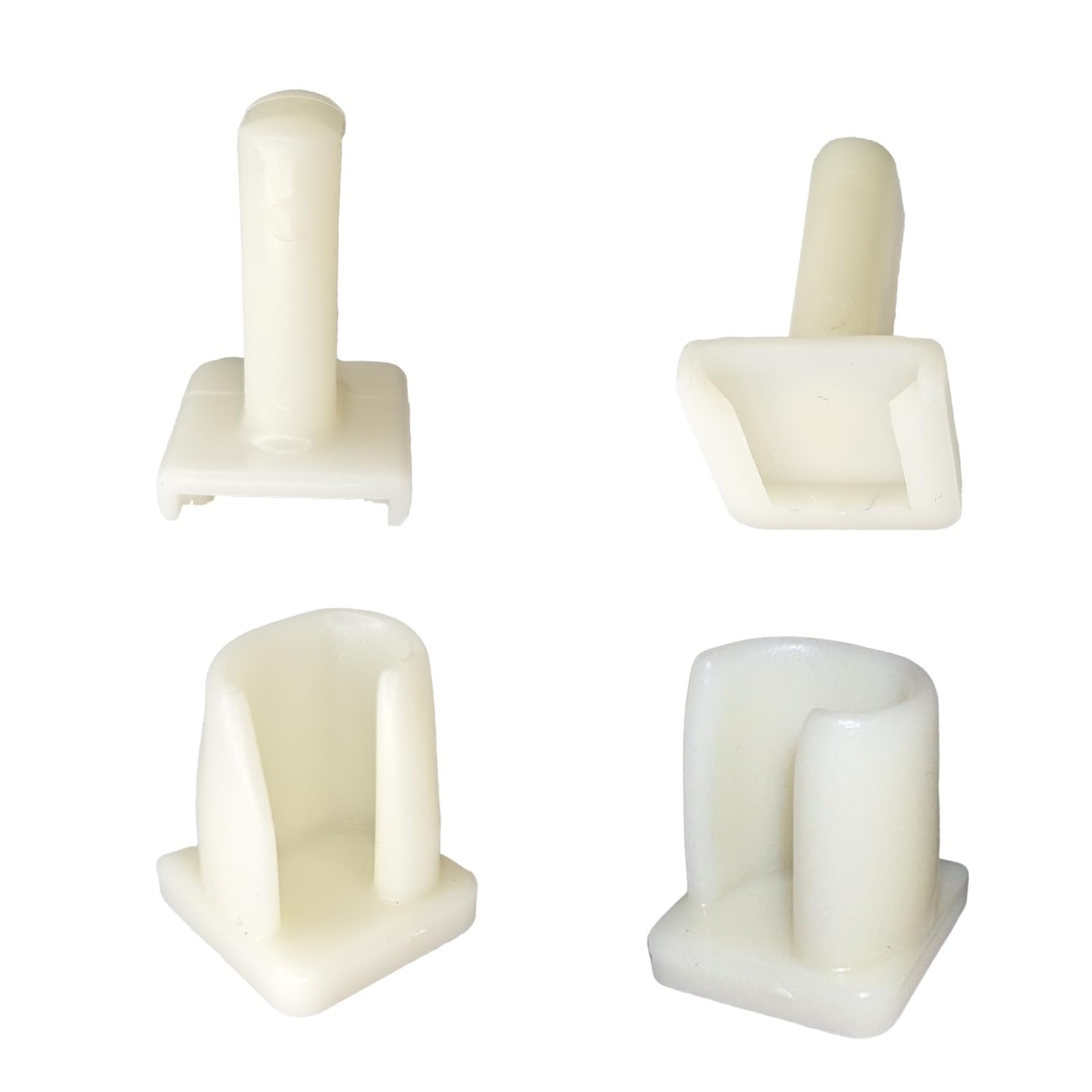 QJPT 819091 Refrigerator Shelf Support studs Kit,Fit for Whirlpool, White