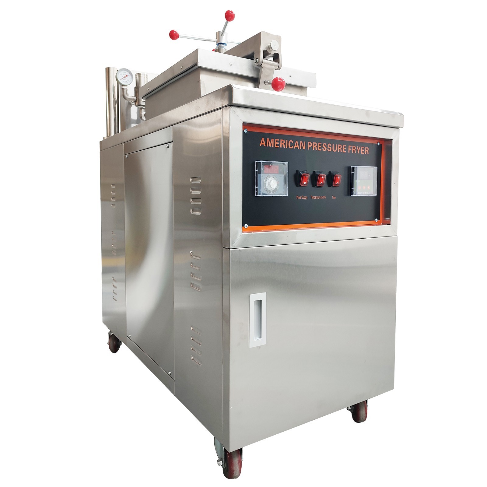110V Commercial Natural Gas Fried Chicken Stove CNC High Pressure Fried Chicken