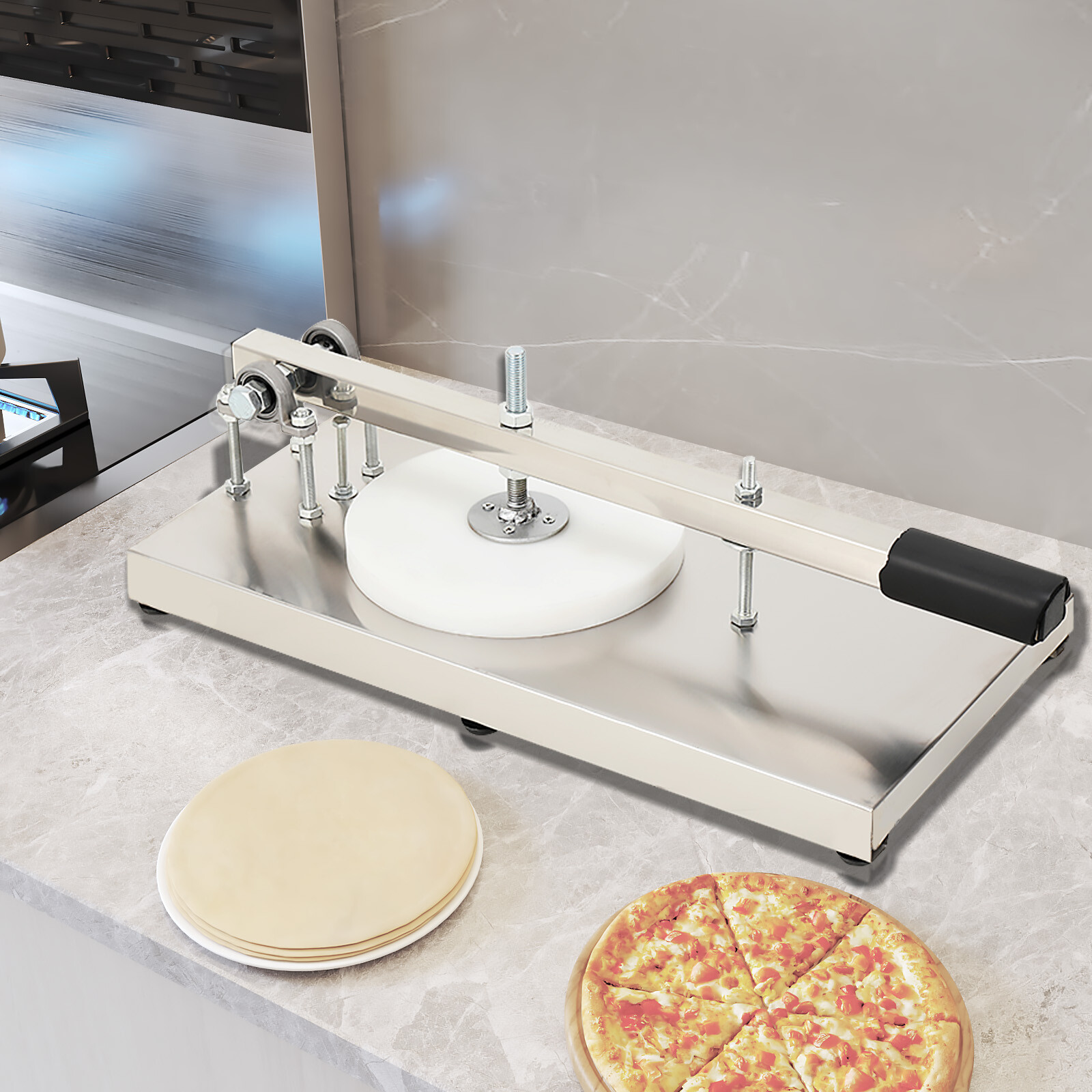 Pizza Dough Press Machine Pizza-Base Presser Platen 20cm Diameter