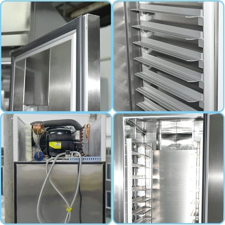 Kolice Commercial Baking Dough Proofer 16 Trays, 600L Temperature : -22C to 45C