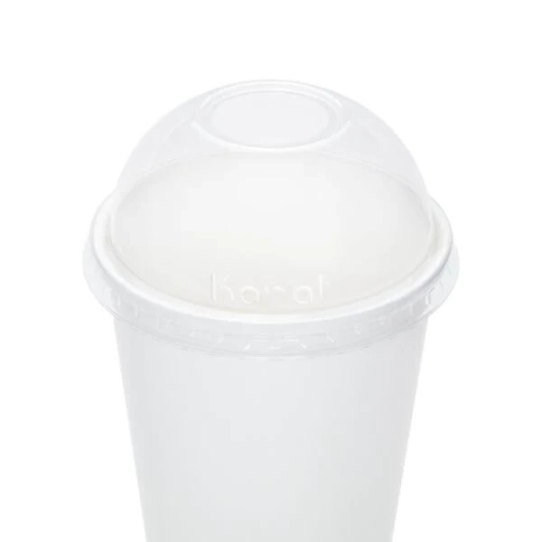 Karat PET Dome Lid for 12-22 oz Paper Cold Cup – 1,000 ct, C-KCDL90