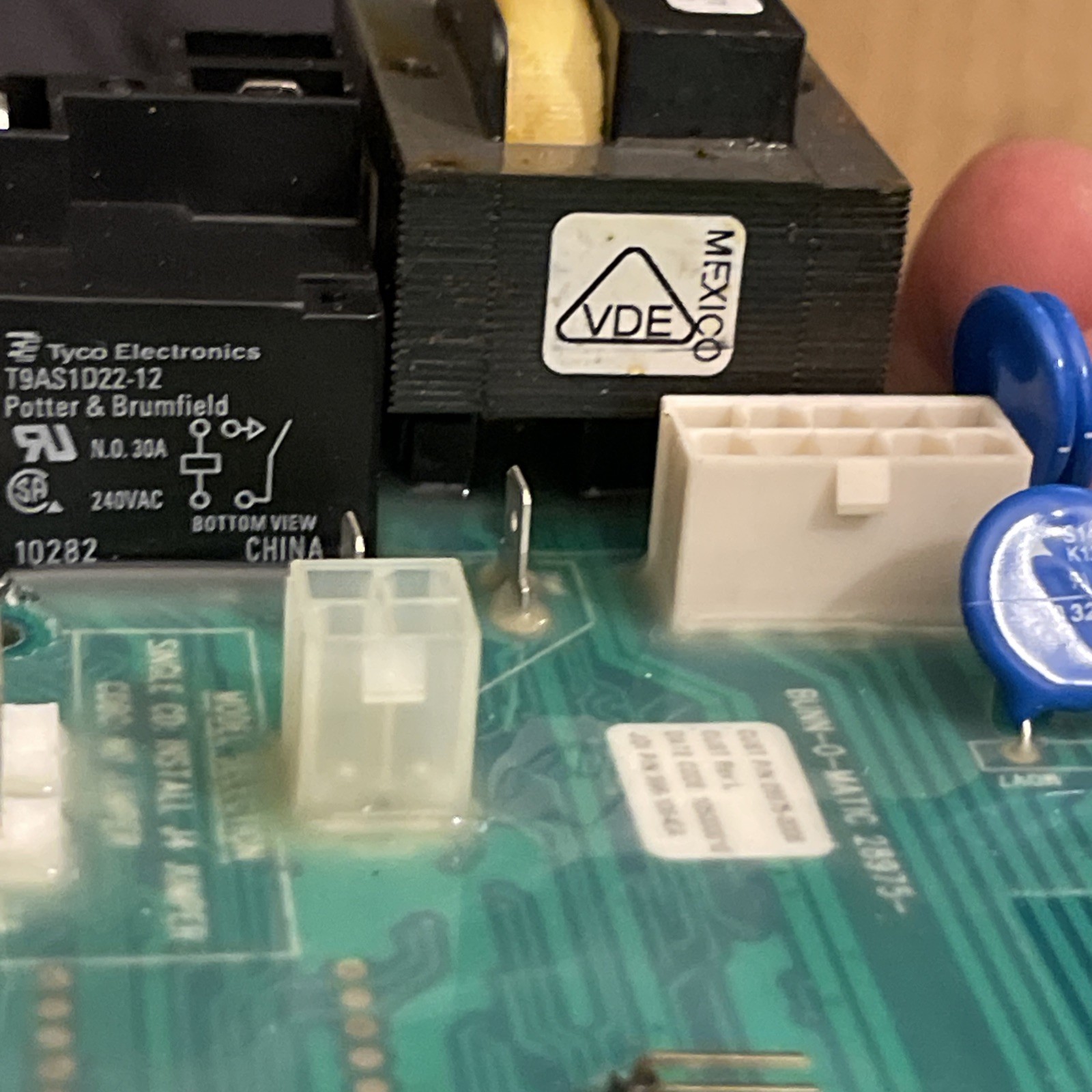 BUNN -0 -MATIC 28975.001 CB ASSY KIT DISPLAY 40 MIN BUN CA SHIP OEM RARE