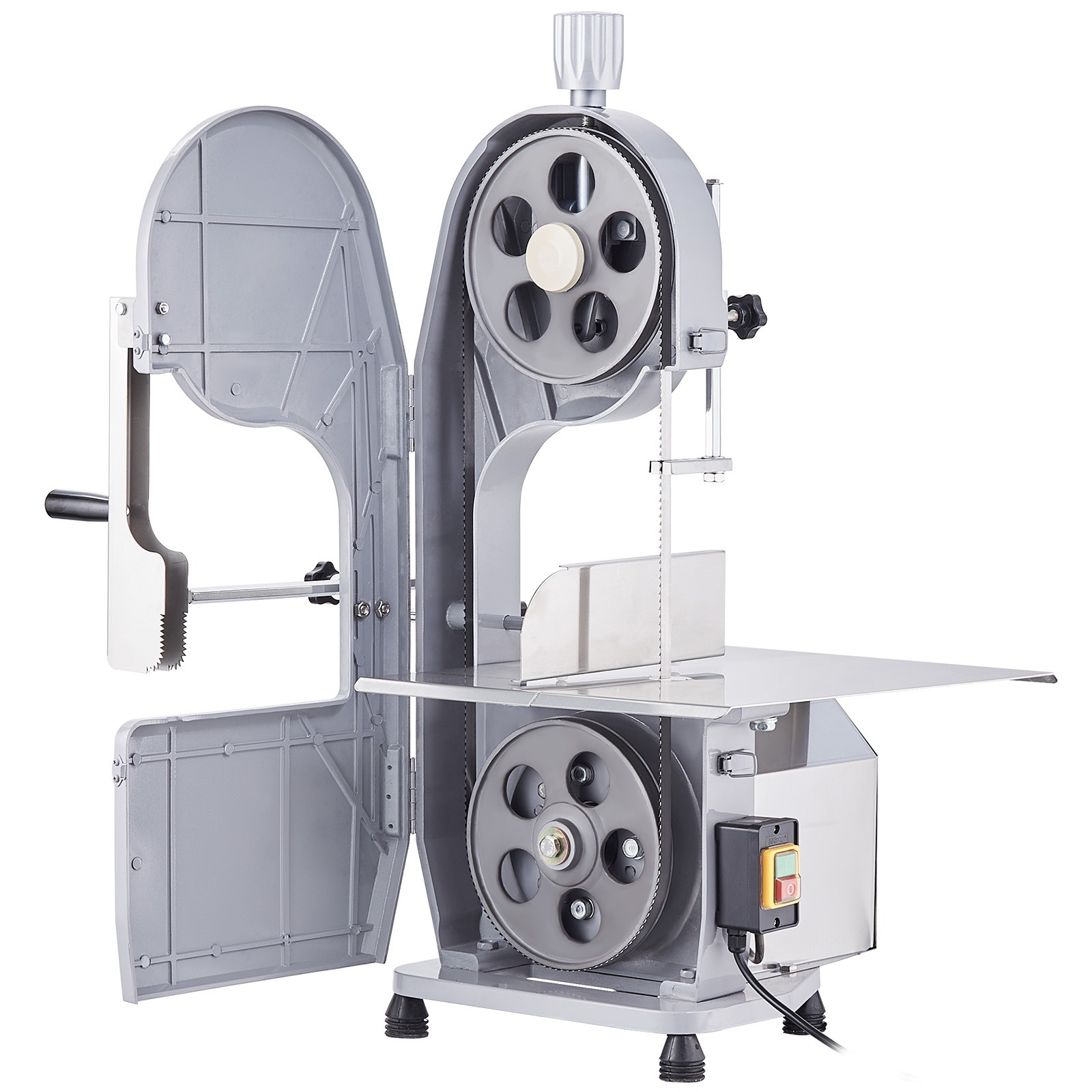 VEVOR 1500W Commercial Electric Meat Bandsaw Stainless Steel Bone Sawing Machine