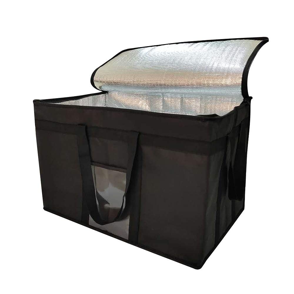 XXX-Large Insulated Collapsible Cooler Bags with Zipper 3X-Large, Black