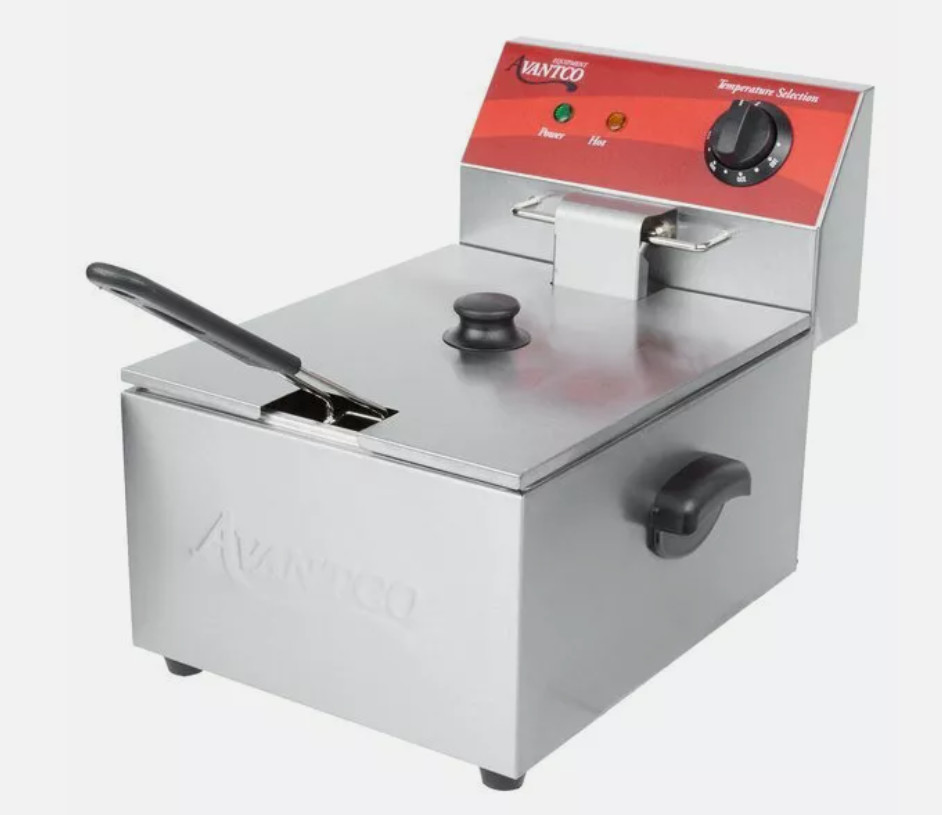 Commercial 10 lb Electric Kitchen Restaurant Countertop Heavy-Duty Deep Fryer