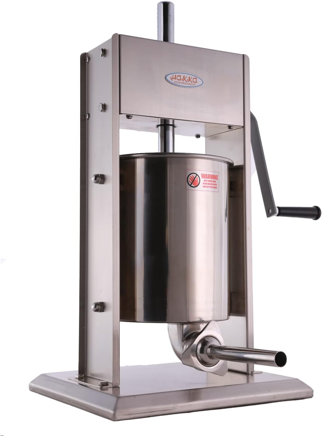 Hakka 15L/32LB Sausage Stuffer, Vertical Sausage Maker and Sausage Filler with 4