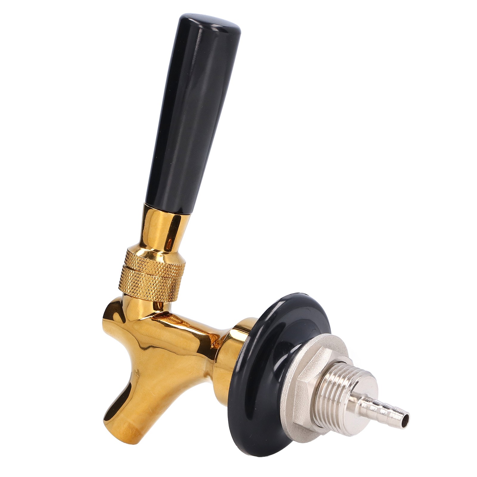 Beer Faucet Polished Brass Stainless Steel Draft Beer Tap Complete Kit