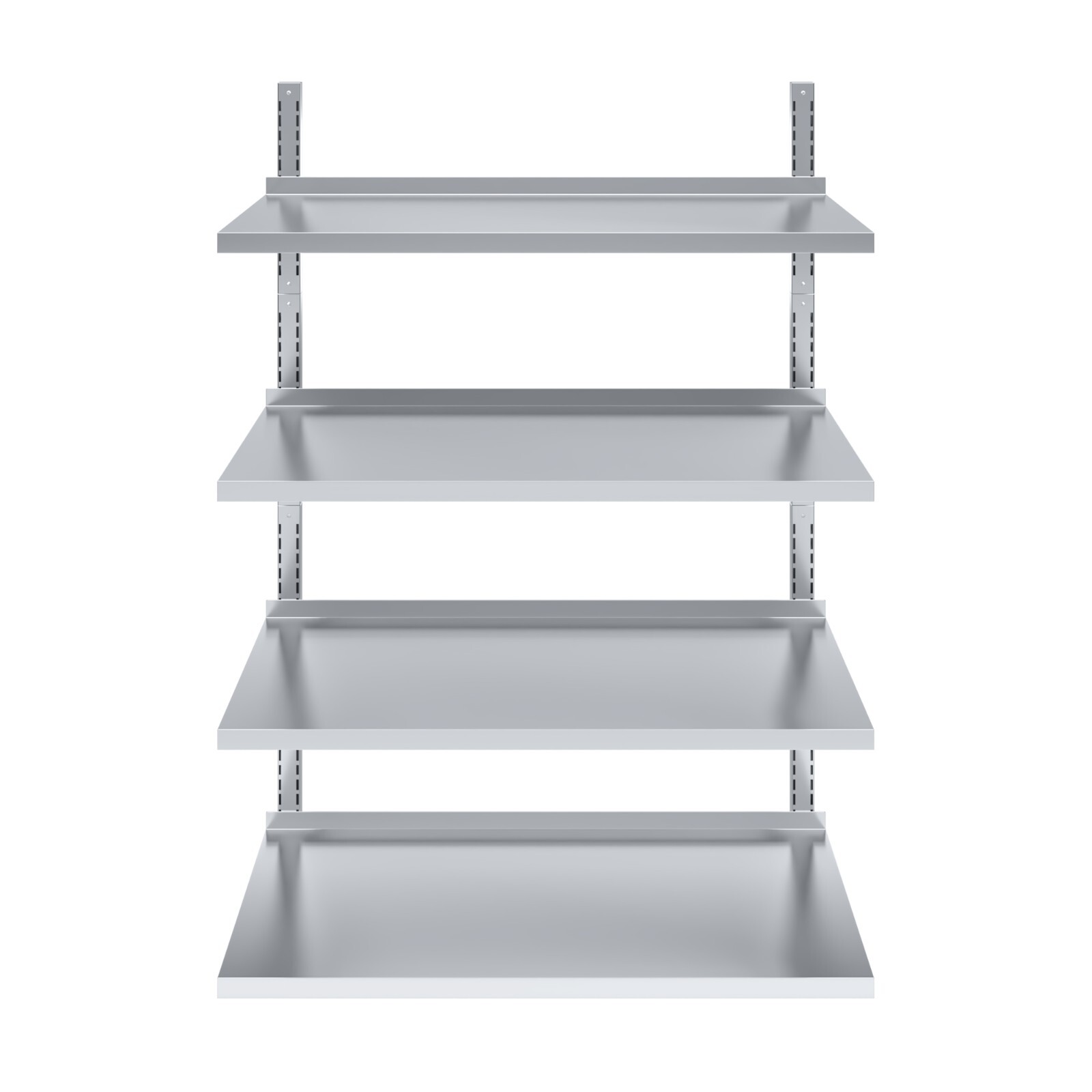 AmGood 16 in. x 48 in. Four-Tier Metal Wall Mount Shelf